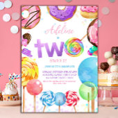 2e Verjaardag Candyland Lollypop Sweets Snoep Scha Kaart