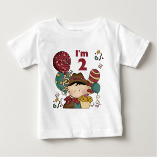 2e verjaardag Cowboy T-shirts en geschenken