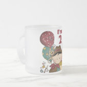 2e verjaardag Cowboy T-shirts en geschenken Matglas Koffiemok (Voorkant links)