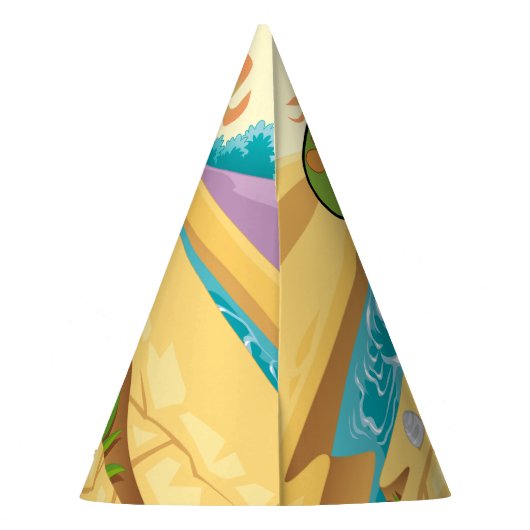 2e verjaardag Dinosaur Feesthoedjes (Achterkant)