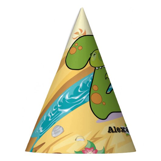 2e verjaardag Dinosaur Feesthoedjes (Links)