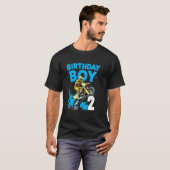 2e verjaardag Dirt Bike Splash T-shirt (Voorkant volledig)