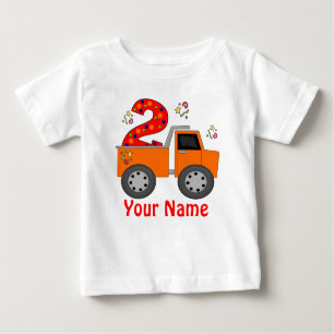 2e verjaardag Dump Truck Personalized T shirt