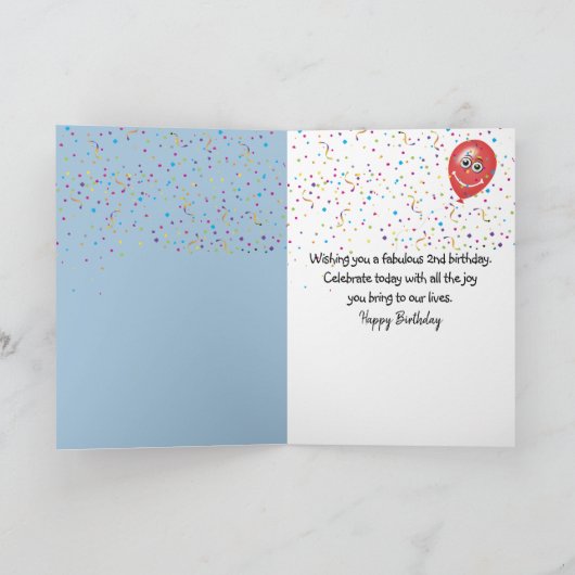 2e Verjaardag Eend Dansen In Een Regenplas Kaart (Binnen)