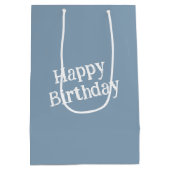 2e Verjaardag Eend Dansen In Een Regenplas Medium Cadeauzakje (Achterkant)