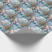 2e verjaardag eendje dansen in een plas cadeaupapier (Hoek)