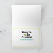 2e Verjaardag Etnische Jongen Tweeling Cartoon Sch Kaart (Binnen)