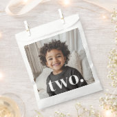 2e verjaardag foto - twee bedankzakje (Geknipt)