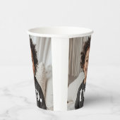 2e verjaardag foto - twee papieren bekers (Rechts)