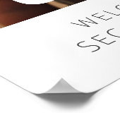 2e Verjaardag Foto Welkomstbord Poster (Hoek)