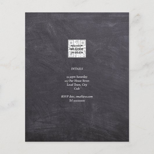 2e verjaardag fotocollage jongen of meisje gemengd (Achterkant)