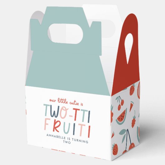 2e verjaardag fruit rode zomer kinderfeestje fav bedankdoosjes (Geopend)