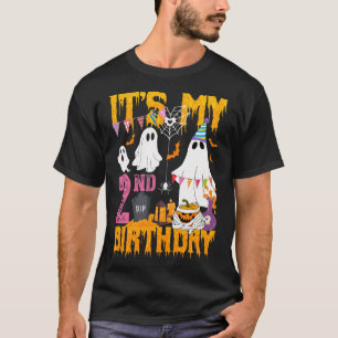 2e verjaardag Ghost Pumpkin Halloween Kostuum T-shirt