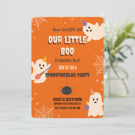 2e verjaardag Halloween uitnodiging