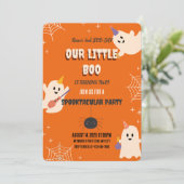 2e verjaardag Halloween uitnodiging (Staand voorkant)