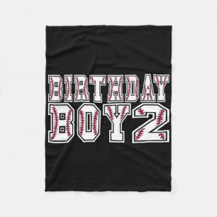 2e verjaardag Jongen 2 jaar oud Verkoop Thema Lief Fleece Deken