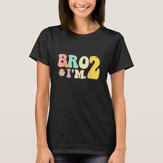 2e verjaardag jongen bro iu2019m 2 jaar oud twee s t-shirt (Voorkant)