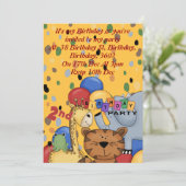 2e verjaardag kaart (Staand voorkant)