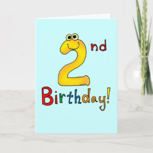 2e verjaardag! kaart