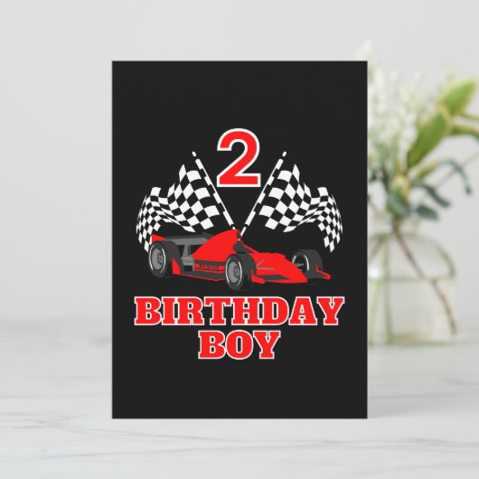 2e verjaardag kaart (Staand voorkant)