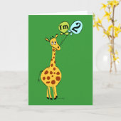 2e verjaardag Kaart (Gele Bloem)