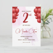 2e verjaardag kaart (Staand voorkant)