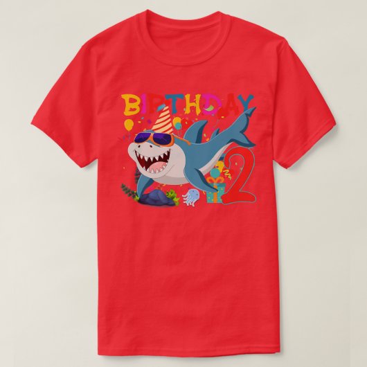 2e verjaardag Kind 2 T-shirt (Design voorkant)