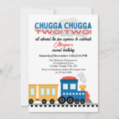 2e verjaardag kleurrijke Cartoon Kaart (Voorkant)