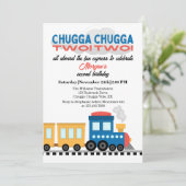 2e verjaardag kleurrijke Cartoon Kaart (Staand voorkant)