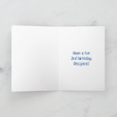 2e verjaardag: kleurrijke muzieksymbolen + regenbo kaart (Binnen)