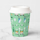 2e Verjaardag Laten we Par-t-shirt golffeest Papieren Bekers (Rechts)