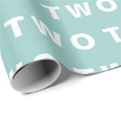 2e Verjaardag Leuk Blauw Boho Jongen Kinder Patroo Cadeaupapier (Rol Hoek)