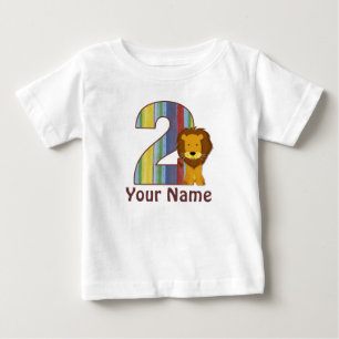 2e verjaardag Lion Aangepast T-shirt