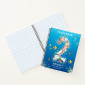 2e verjaardag onder het Zee Foto Guest Book Notitieboek (Binnen)