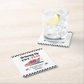 2e verjaardag opgroeien twee snelle rood blauwe ra kartonnen onderzetters (Insitu)