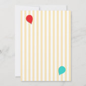 2e verjaardag Partij Voeg een Uitnodiging van de B (Achterkant)