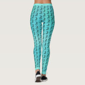 2e verjaardag Pauwveren Leggings (Achterkant)