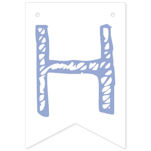 2e Verjaardag Peuter zee Vis Bunting Banner (Tweede vlag)