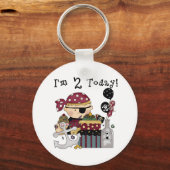 2e verjaardag Pirate Tshirts en geschenken Sleutelhanger (Voorkant)