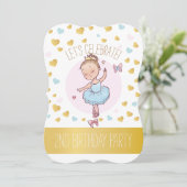 2e verjaardag | Prinses Ballerina in Tutu Kaart (Staand voorkant)