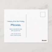 2e verjaardag Rocket Space | Grote collage met twe Briefkaart (Achterkant)