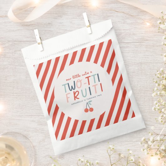 2e verjaardag rode zomer kinderfeest bedankzakje (Geknipt)