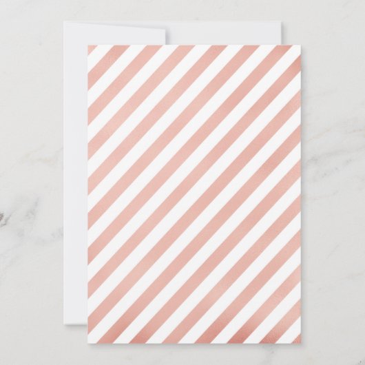 2e verjaardag - Roos Gold White Kaart (Achterkant)