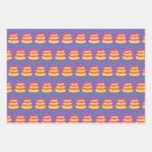 2e verjaardag Roze Cake Inpakpapier Vel (Voorkant)