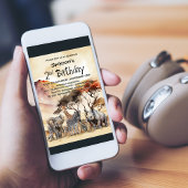 2e verjaardag Safari Dieren Verjaardag Kaart