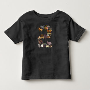 2e verjaardag Safari dierentuin figuren 2 jaar oud Kinder Shirts