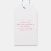 2e verjaardag Sandbox Girl Party Dank u Cadeaulabel (Achterkant)