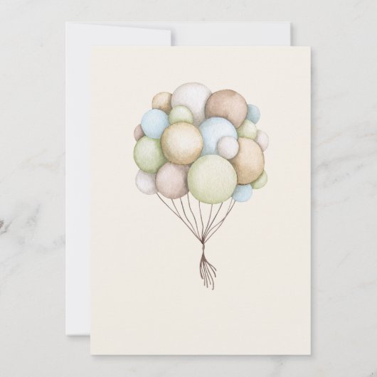 2e Verjaardag Schattige Chugga Waterverf Dierentre Kaart (Achterkant)