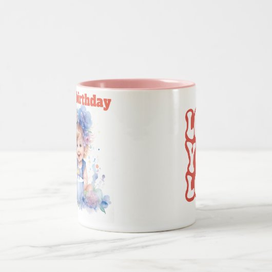 2e verjaardag schattige Mok (Center)