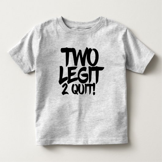 2e verjaardag Shirt Twee legit 2 koningsjongens of (Voorkant)